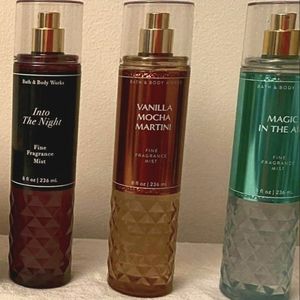 Bath and Body Works lot of 3 fragrances